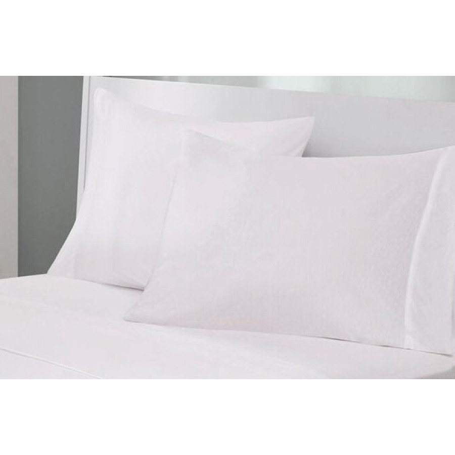 FaFurn Twin Size 4-Piece Jersey Sheet Set - White, Cotton