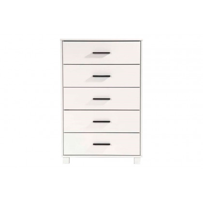 FaFurn - Modern Farmhouse Solid 5 Drawers Chest