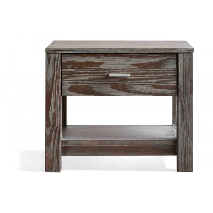 FaFurn - Farmhouse Traditional Rustic 1 Drawer Nightstand