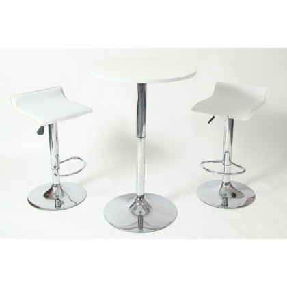 FaFurn - Modern Air-Lift Adjustable Bar Stools (Set of 2)