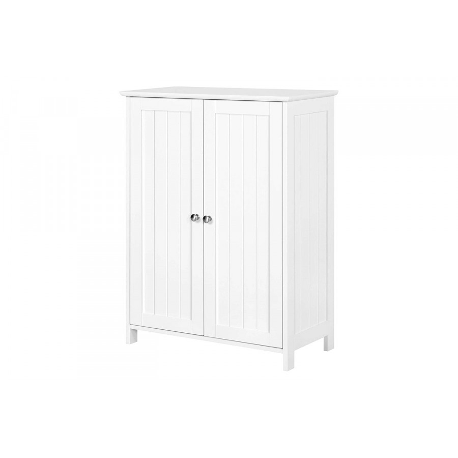 FaFurn - Wood 2-Door Freestanding Bathroom Floor Cabinet