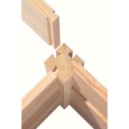 FaFurn Low Profile Cedar Raised Garden Bed - Double
