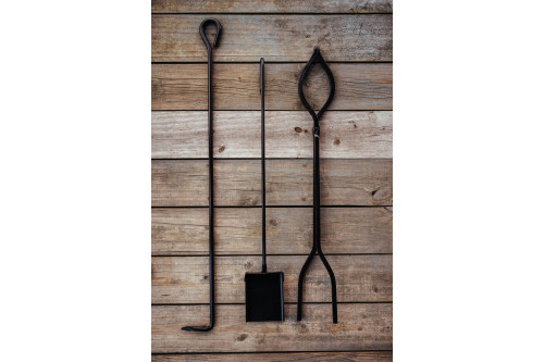 Fire Pit Art™ Amish Fire Tools - Black
