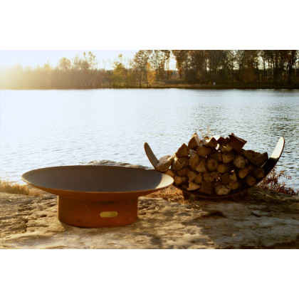 Fire Pit Art Asia 36" Natural Gas - Match Lit - Mojave