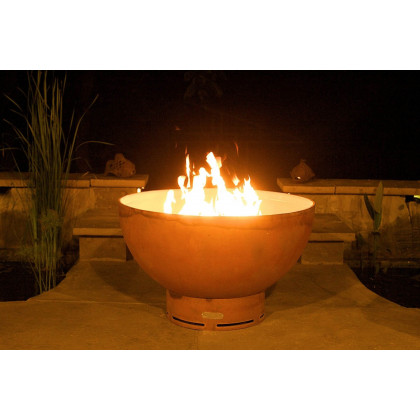 Fire Pit Art Carter Wood Burning - Iron Oxide Patina