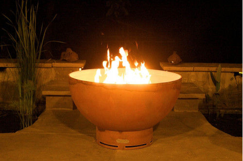 Fire Pit Art™ Carter Wood Burning - Iron Oxide Patina