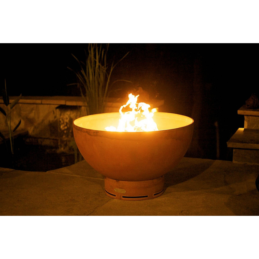 Fire Pit Art Carter Wood Burning - Iron Oxide Patina