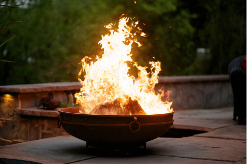 Fire Pit Art™ Emperor Wood Burning - Iron Oxide Patina