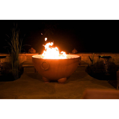 Fire Pit Art Nepal Wood Burning - Iron Oxide Patina