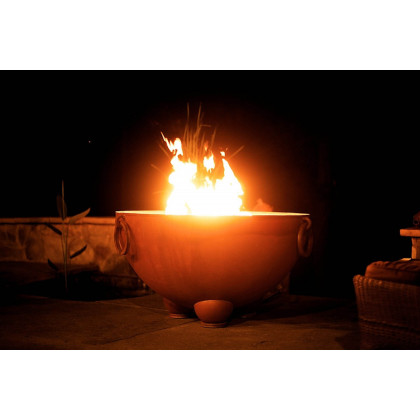 Fire Pit Art Nepal Wood Burning - Iron Oxide Patina