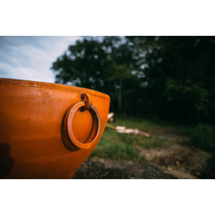 Fire Pit Art Nepal Wood Burning - Iron Oxide Patina