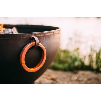 Fire Pit Art Nepal Wood Burning - Iron Oxide Patina