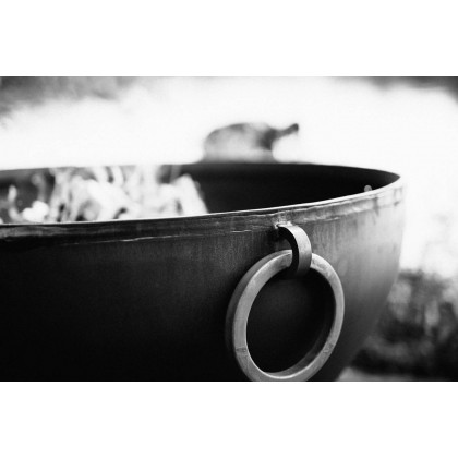 Fire Pit Art Nepal Wood Burning - Iron Oxide Patina