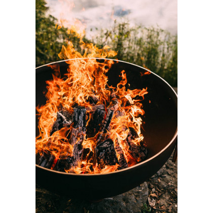 Fire Pit Art Nepal Wood Burning - Iron Oxide Patina
