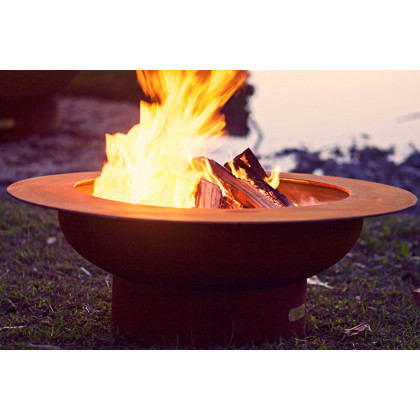 Fire Pit Art - Saturn Wood Burning
