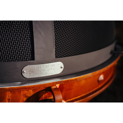 Fire Pit Art Artisan Spark Guard 27.5" - Black