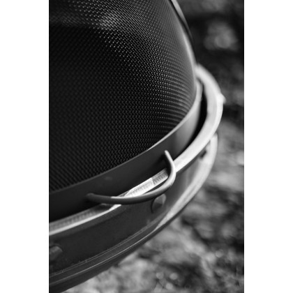 Fire Pit Art Artisan Spark Guard 34.5" - Black