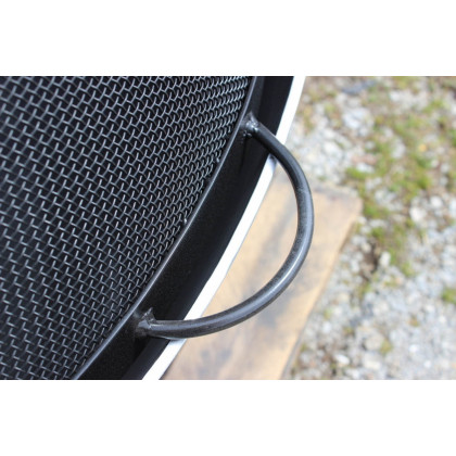 Fire Pit Art Artisan Spark Guard 34.5" - Black