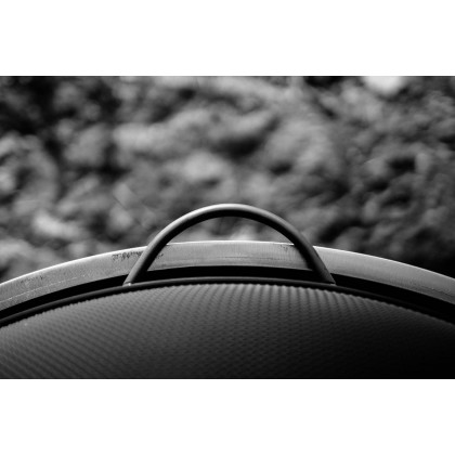 Fire Pit Art Artisan Spark Guard 34.5" - Black