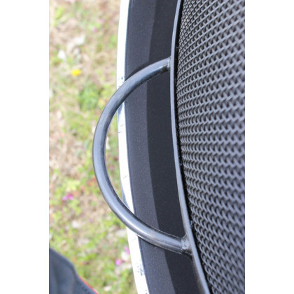 Fire Pit Art Artisan Spark Guard 36" - Black
