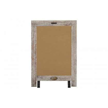 BLNK Canterbury Weathered Tabletop Magnetic Chalkboards with Metal Scrolled Legs Set of 10 - 9.5"W x 14"H