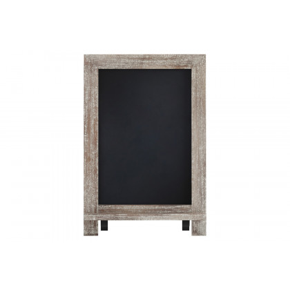 BLNK Canterbury Weathered Tabletop Magnetic Chalkboards with Metal Scrolled Legs Set of 10 - 9.5"W x 14"H