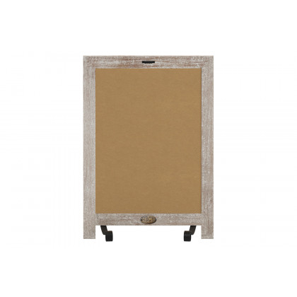 BLNK Canterbury Weathered Tabletop Magnetic Chalkboards with Metal Scrolled Legs Set of 10 - 12"W x 17"H
