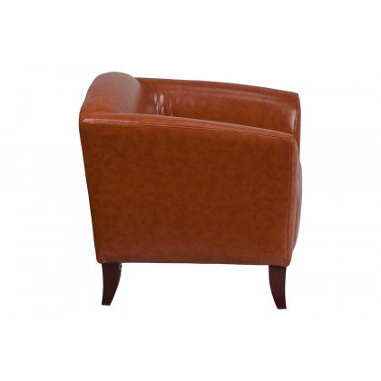 BLNK HERCULES Imperial Series LeatherSoft Chair - Cognac