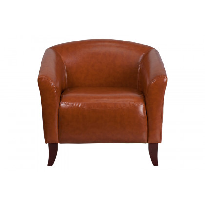 BLNK HERCULES Imperial Series LeatherSoft Chair - Cognac