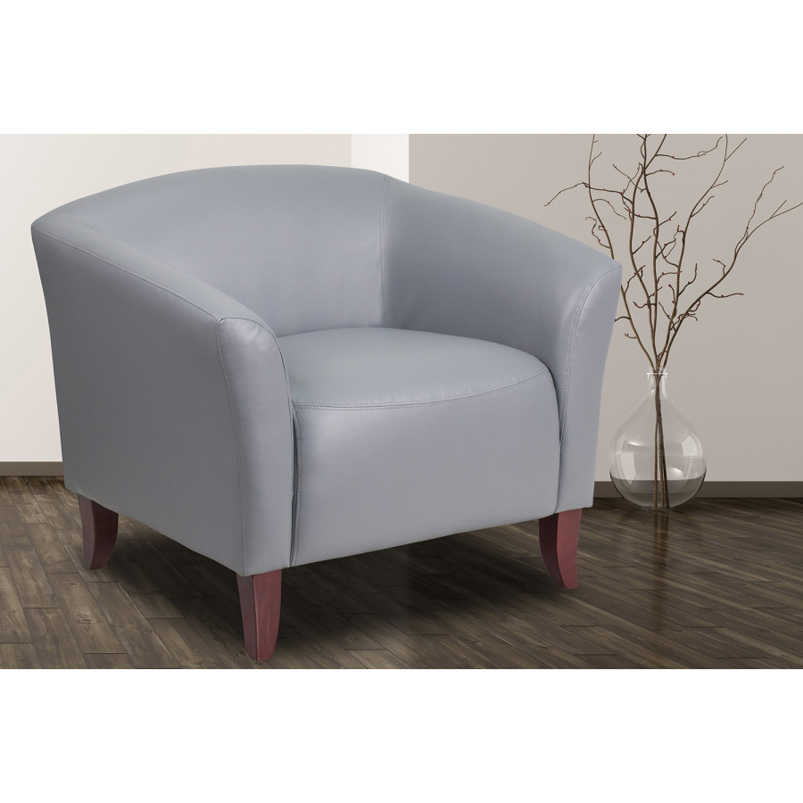 BLNK HERCULES Imperial Series LeatherSoft Chair - Gray