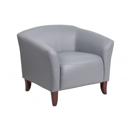 BLNK HERCULES Imperial Series LeatherSoft Chair - Gray