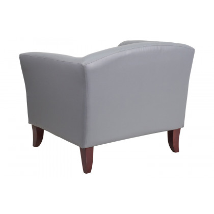 BLNK HERCULES Imperial Series LeatherSoft Chair - Gray