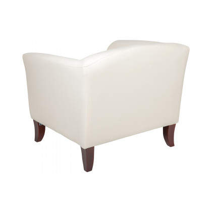 BLNK HERCULES Imperial Series LeatherSoft Chair - Ivory