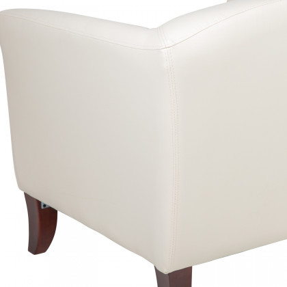 BLNK HERCULES Imperial Series LeatherSoft Chair - Ivory