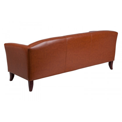 BLNK HERCULES Imperial Series LeatherSoft Sofa - Cognac