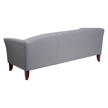BLNK HERCULES Imperial Series LeatherSoft Sofa - Gray
