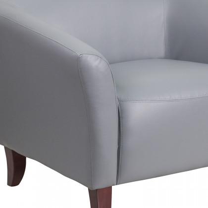 BLNK HERCULES Imperial Series LeatherSoft Sofa - Gray