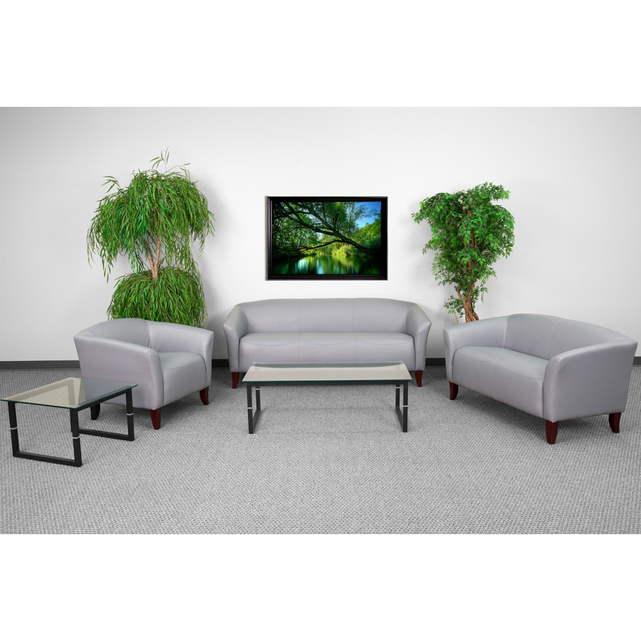 BLNK HERCULES Imperial Series LeatherSoft Reception Set - Gray