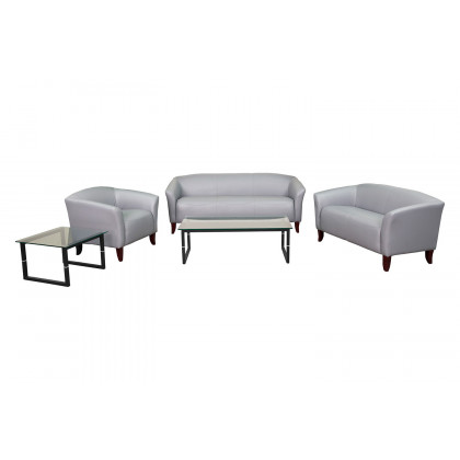 BLNK HERCULES Imperial Series LeatherSoft Reception Set - Gray
