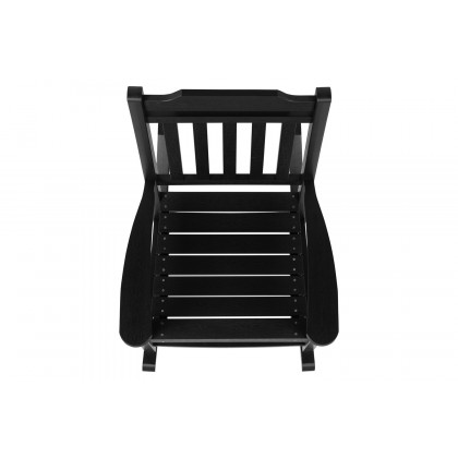 BLNK Winston All-Weather Faux Wood Rocking Chair Set of 2 - Black