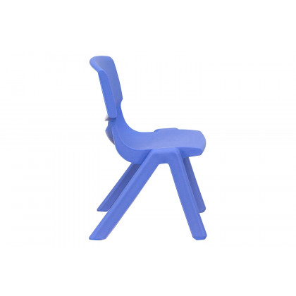 BLNK Whitney Plastic Stackable School Chair 2 Pack - Blue, 10.5"H Seat