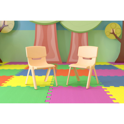 BLNK - Whitney Plastic Stackable School Chair 2 Pack