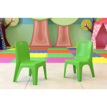BLNK - Whitney Plastic Stackable School Chair with Carrying Handle 2 Pack
