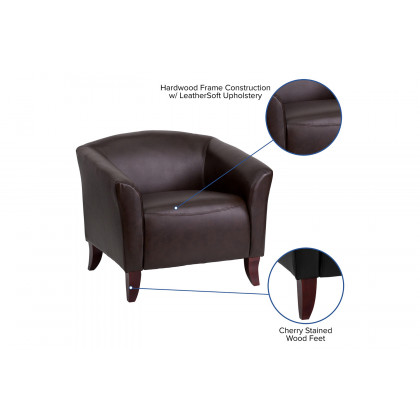 BLNK HERCULES Majesty Series LeatherSoft Chair - Brown