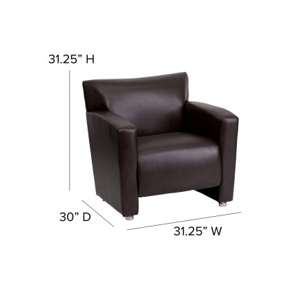 BLNK HERCULES Majesty Series LeatherSoft Chair - Brown