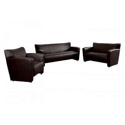BLNK HERCULES Majesty Series LeatherSoft Reception Set - Brown