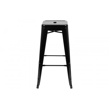 BLNK Cierra Metal Indoor Bar Stool Set of 4 - Black