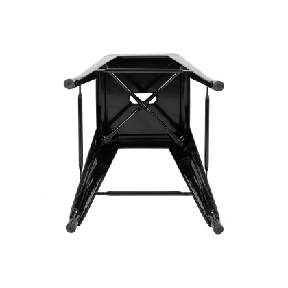 BLNK Cierra Metal Indoor Bar Stool Set of 4 - Black