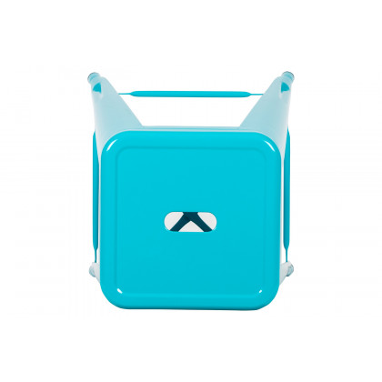 BLNK Cierra Metal Indoor Bar Stool Set of 4 - Teal
