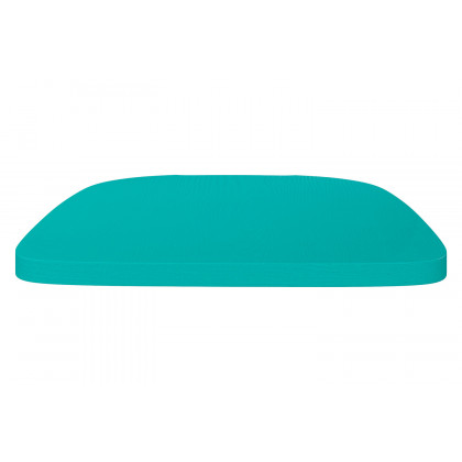 BLNK Perry Poly Resin Wood Seat with Rounded Edges for Colorful Metal Chairs and Stools Set of 4 - Mint